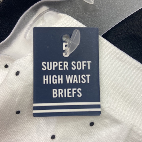 Nautica Intimates Women’s High-Waisted Briefs 5-Pack (2380) - Picture 3 of 4